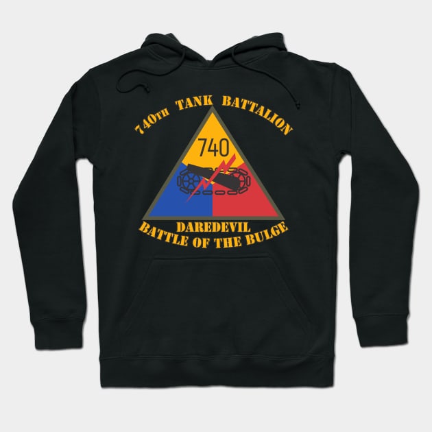 740th Tank Battalion Hoodie by MBK